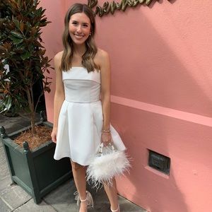 Amsale LW140 Faille Dress